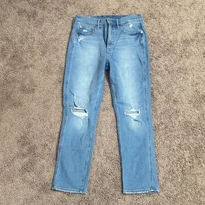 GAP Vintage Slim High-Rise Light Blue Jeans